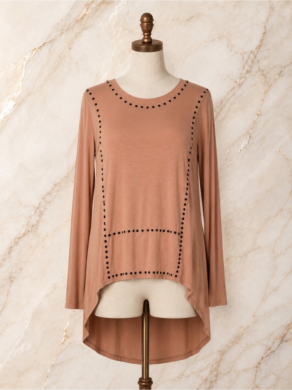 Michael Stars Studded High-Low Tunic Top – NWT size OS